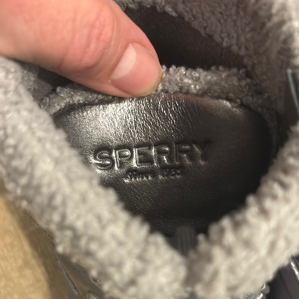 Ladies Sperry Gray Winter/Rain Boots - Picture 2 of 7